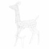 Acrylic Reindeer Family Christmas Decoration 160 LED Warm White