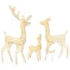 Acrylic Reindeer Family Christmas Decoration 300 LED – Warm White