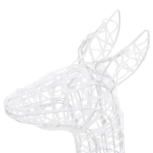 Acrylic Reindeer Family Christmas Decoration 300 LED – Warm White