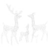 Acrylic Reindeer Family Christmas Decoration 300 LED – Warm White