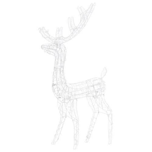 Acrylic Reindeer Family Christmas Decoration 300 LED – Warm White