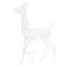 Acrylic Reindeer Family Christmas Decoration 300 LED – Warm White