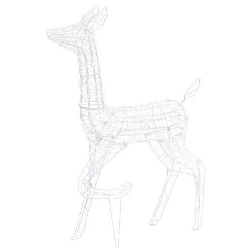 Acrylic Reindeer Family Christmas Decoration 300 LED – Warm White