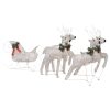 Reindeer & Sleigh Christmas Decoration 60 LEDs Outdoor – Gold, 4