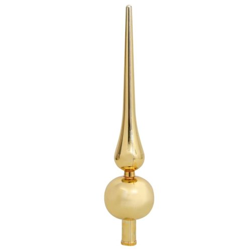 Christmas Ball Set with Peak and 150 LEDs – Gold and Bronze, 120