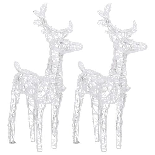 Christmas Reindeers 80 LEDs Acrylic – Warm White, 2