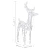 Christmas Reindeers 80 LEDs Acrylic – Warm White, 2