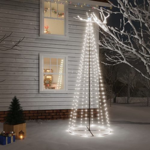 Christmas Cone Tree LEDs – 300×100 cm, Cold White