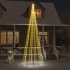 Christmas Tree on Flagpole Warm White LEDs – 500×160 cm, Straight shaped LED lights