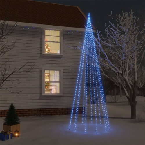 Christmas Tree with Spike LEDs – 500×160 cm, Blue