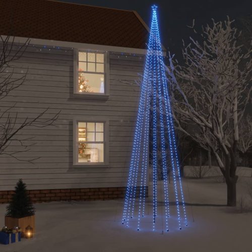 Christmas Tree with Spike LEDs – 800×230 cm, Blue