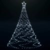 Christmas Tree with Metal Post LEDs – 500×160 cm, Cold White