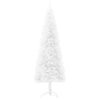 Slim Artificial Half Christmas Tree with Stand – 120×40 cm, White