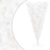 Upside-down Artificial Christmas Tree with Stand – 180×90 cm, White