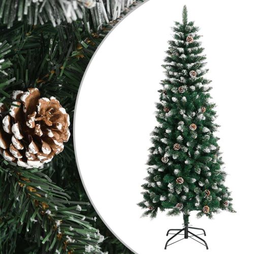 Artificial Christmas Tree with Stand Green PVC – 180×76 cm