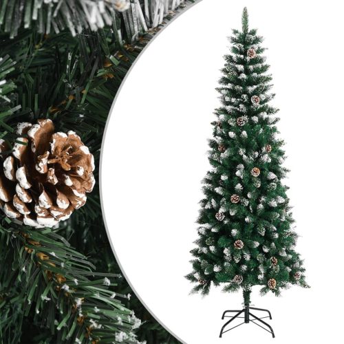 Artificial Christmas Tree with Stand Green PVC – 240×96 cm