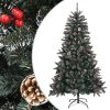Artificial Christmas Tree with Stand Green PVC – 150×83.5 cm