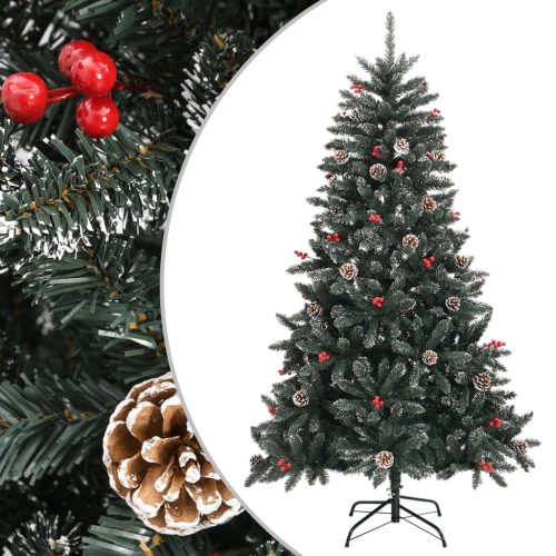 Artificial Christmas Tree with Stand Green PVC – 150×83.5 cm