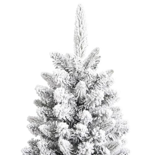 Artificial Christmas Tree with Flocked Snow PVC&PE – 150×63 cm