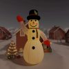 Christmas Inflatable Snowman with LEDs – 1000 cm
