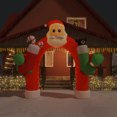 Christmas Inflatable Santa & Snowman Arch Gate LED – Model 5