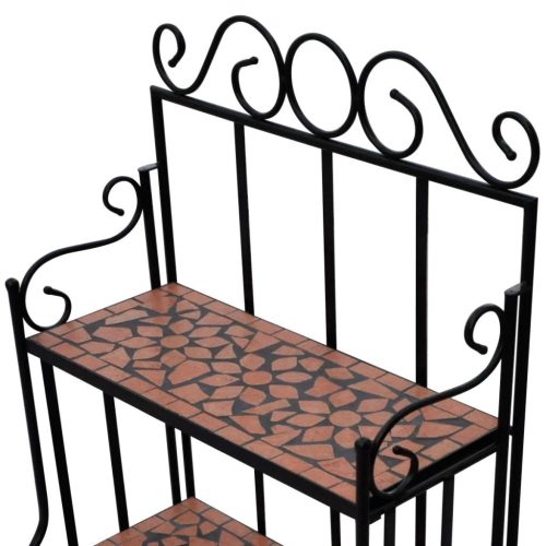 Mosaic Plant Stand – Terracotta