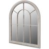 Rustic Arch Garden Mirror for Both Indoor and Outdoor Use – 89×69 cm