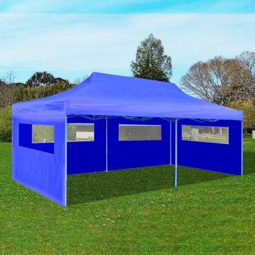 Foldable Pop-up Party Tent 3 x 6 m – Blue