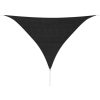 Sunshade Sail HDPE Triangular – 5x5x5 m, Anthracite