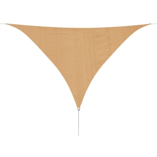 Sunshade Sail HDPE Triangular – 3.6×3.6×3.6 m, Beige