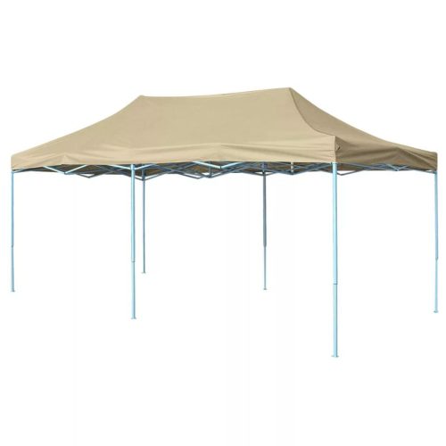 Foldable Tent Pop-Up 3×6 m – Cream