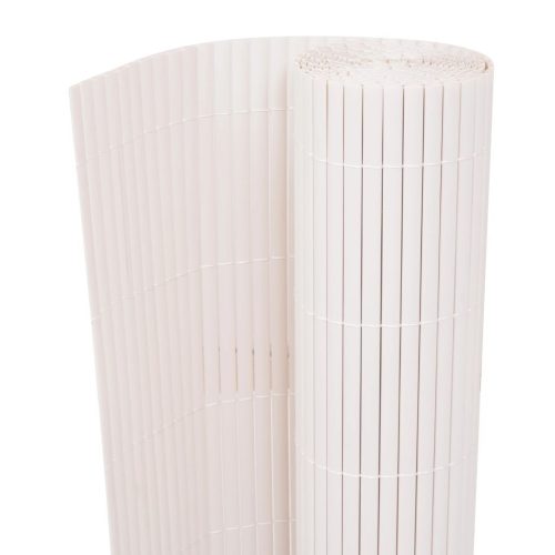 Double-Sided Garden Fence – 90×300 cm, White