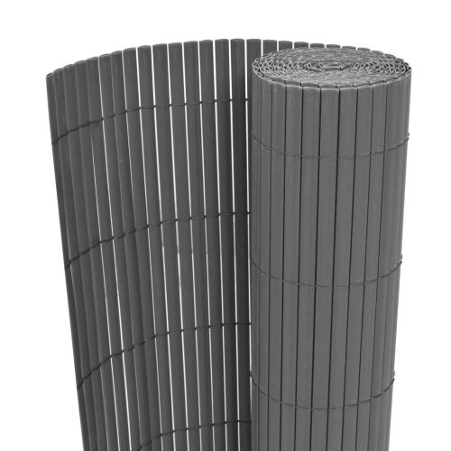 Double-Sided Garden Fence – 90×300 cm, Grey