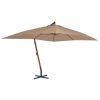 Floating Parasol Melia 300 x 400 cm – Taupe