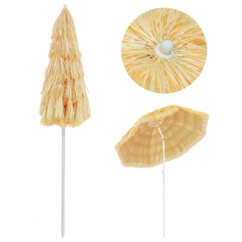 Beach Umbrella Natural Hawaii Style – 180 cm