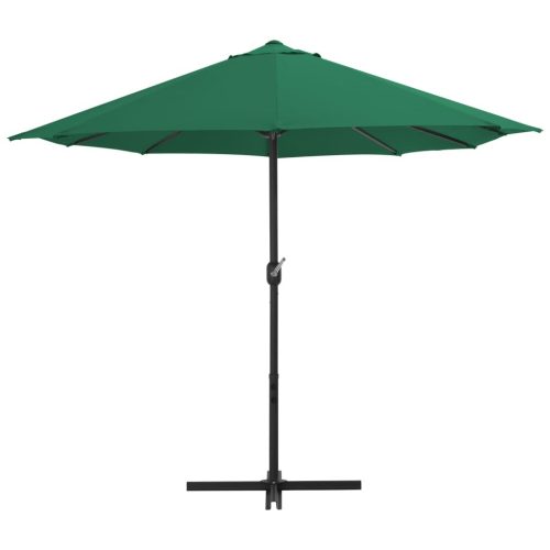 Outdoor Parasol with Aluminium Pole 460×270 cm – Light Green