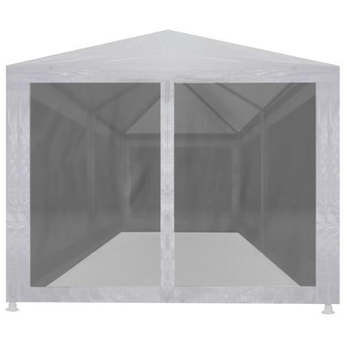 Party Tent with 4 Mesh Sidewalls