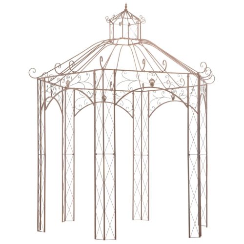 Garden Pavilion Antique Brown Iron