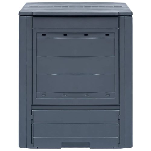 Garden Composter Grey 60x60x73 cm – 260 L