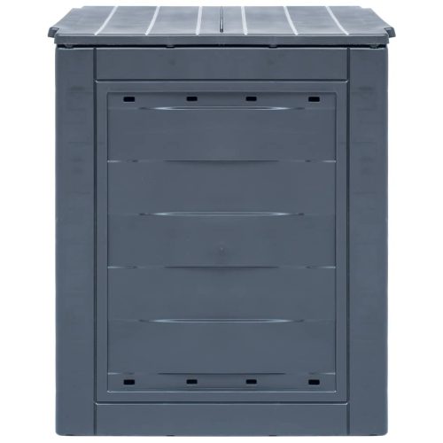 Garden Composter Grey 60x60x73 cm – 260 L