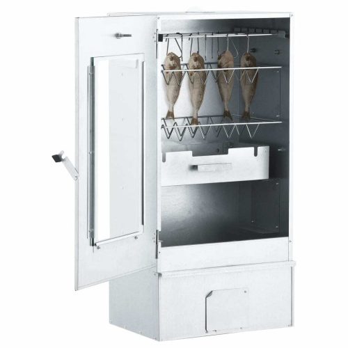 BBQ Oven Smoker with 1kg Wood Chips – 44.5x29x83 cm