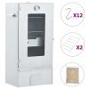 BBQ Oven Smoker with 1kg Wood Chips – 44.5x29x83 cm