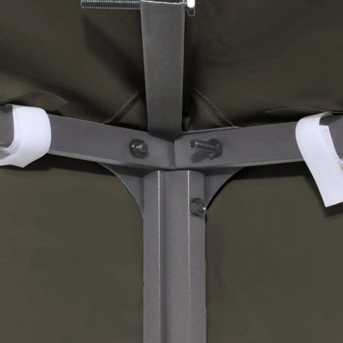Gazebo Top Cover 310 g/m – 3×3 m, Taupe