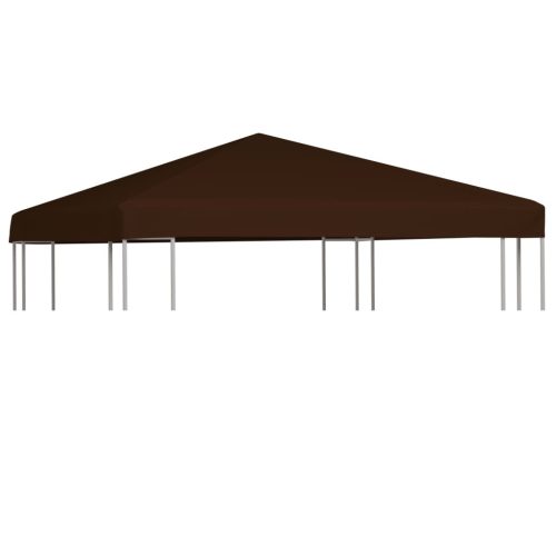 Gazebo Top Cover 310 g/m – 3×3 m, Brown