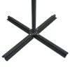 Cantilever Umbrella with LED lights and Steel Pole 250×250 cm – Sand