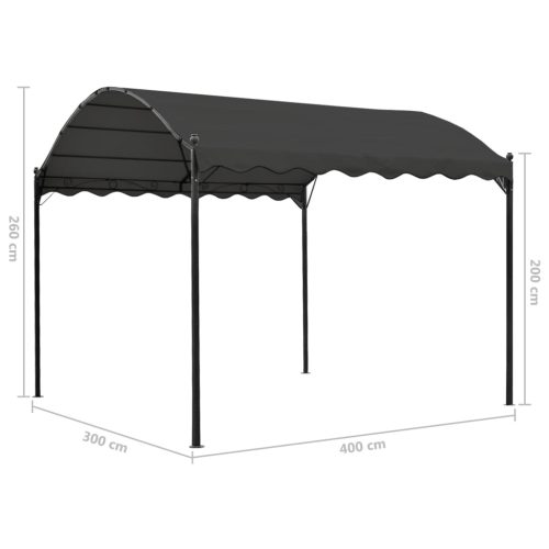 Sunshade Awning 3×4 m – Anthracite