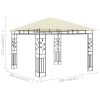 Gazebo with Mosquito Net 180 g/m – 3x3x2.73 m, Cream