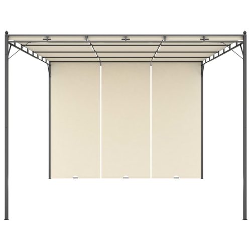 Garden Gazebo with Side Curtain