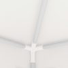 Professional Party Tent with Side Walls 90 g/m – 4×4 m, White