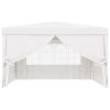 Professional Party Tent with Side Walls 90 g/m – 4×4 m, White